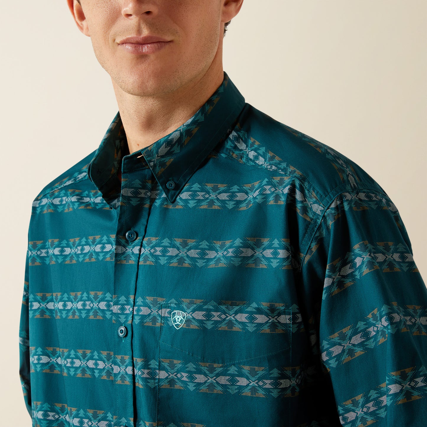 Ariat Brando L/S Shirt - Teal