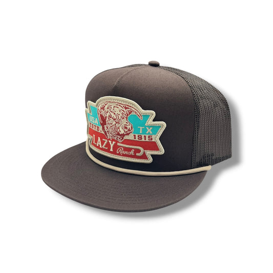 Lazy J Hat - Brown El Rancho