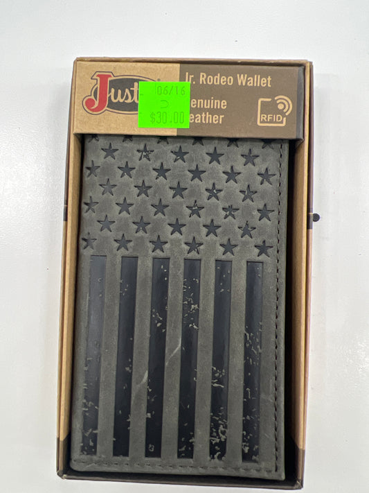 Jr JUSTIN  Rodeo Wallet  - Flag