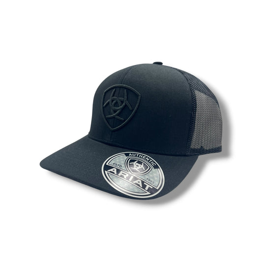 Ariat Shield Center Logo Hat - Black