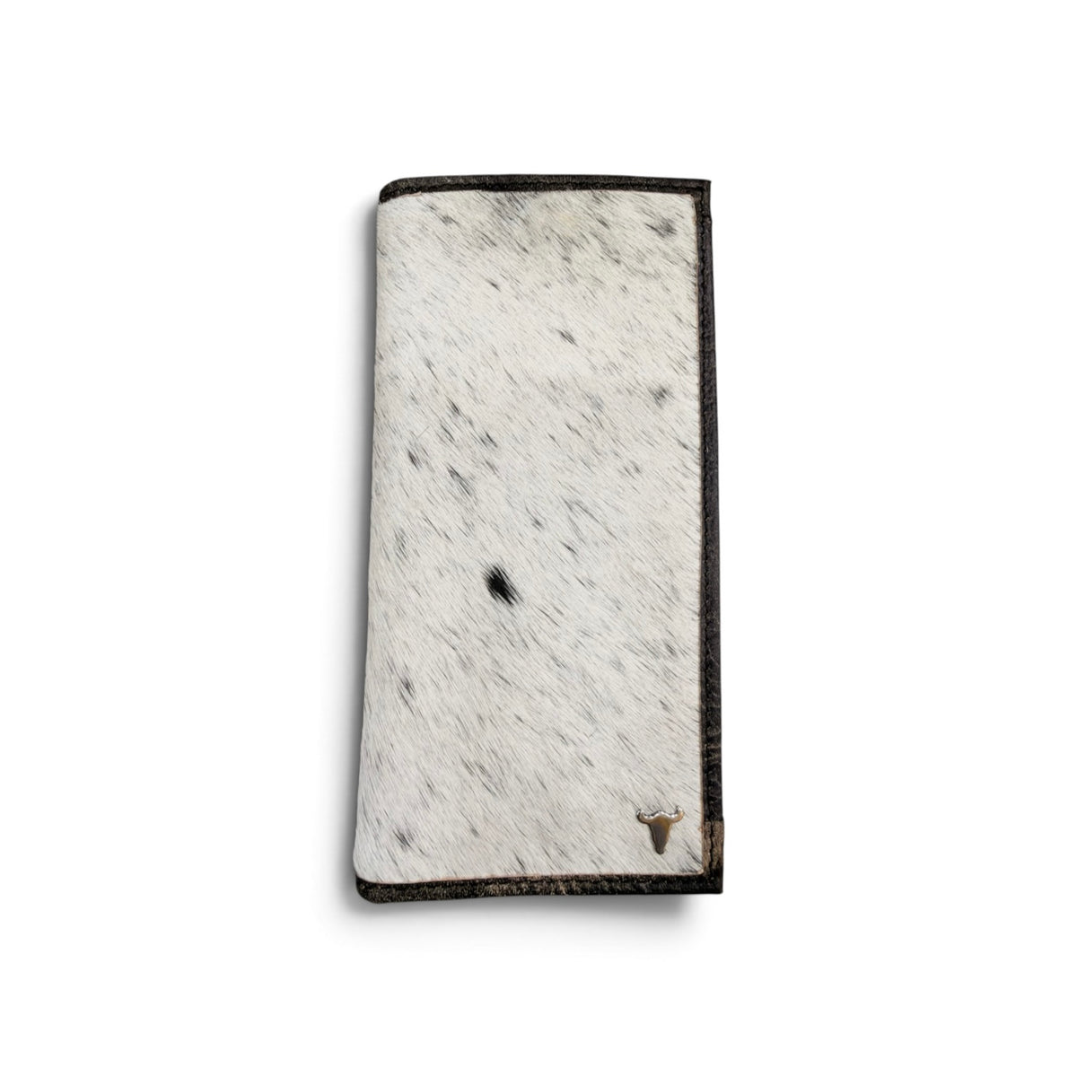 American Bison Rodeo Wallet - Full Cowhide Dark Brown