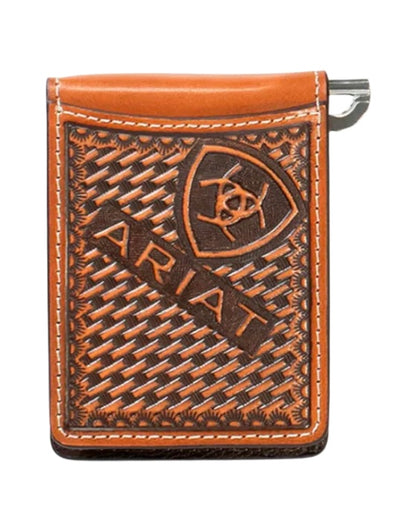 Men's Card Case Wallet - Basketweave