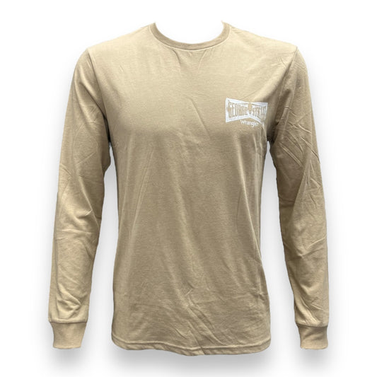 Wrangler George Strait Long Sleeve Graphic T-Shirt - Tan