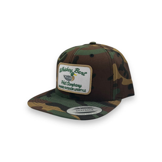 Whiskey Bent Hat - Green Head Camo