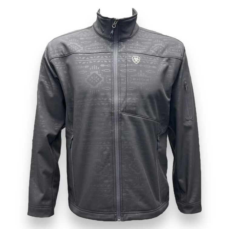 Ariat Men's Team Softshell Jacket - Phantom Emboss