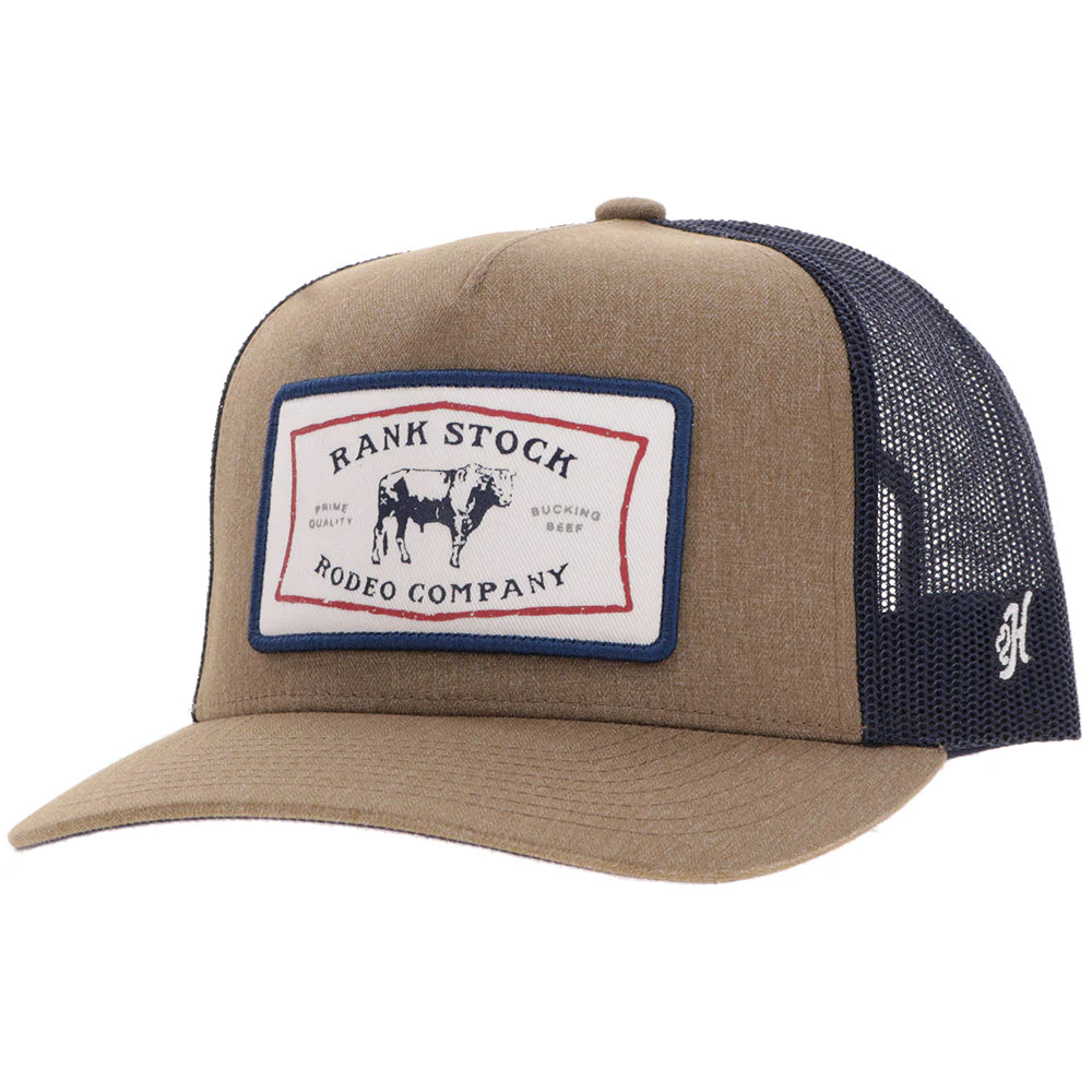 Hooey Hat- Rank Stock Tan/Navy