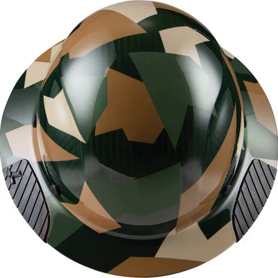 Lift Safety Dax Full Brim - Jungle Camo Carbon Fiber Hard Hat