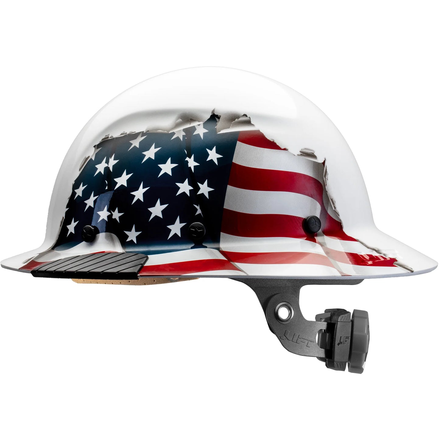 Lift Safety Dax Full Brim - American Flag Fiber Reinforced Hard Hat