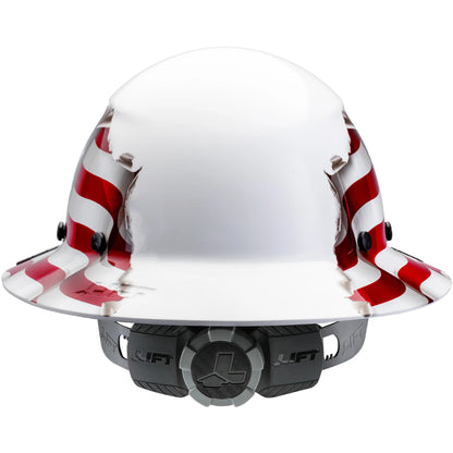 Lift Safety Dax Full Brim - American Flag Fiber Reinforced Hard Hat