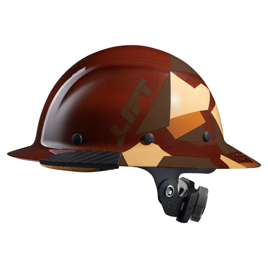 Lift Safety Dax Full Brim - 50/50 Desert Camo Fiber Reinforced Hard Hat