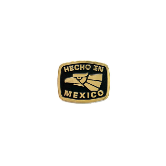 Hecho En Mexico Gold Hat Pin