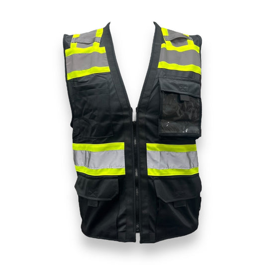 Hi-Vis Safety Vest - Black