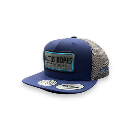 Hooey Cactus Ropes Hat - Navy/Grey