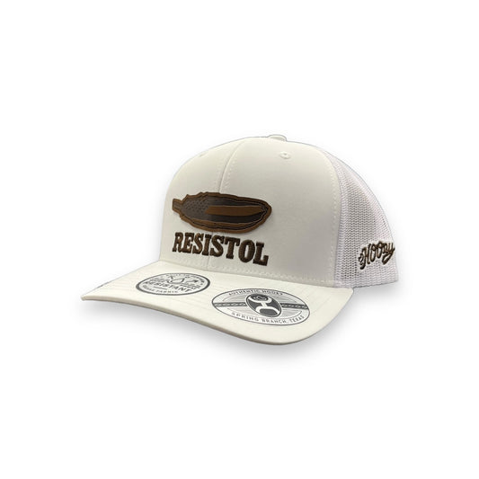 Hooey Resistol Feather Logo Hat - White