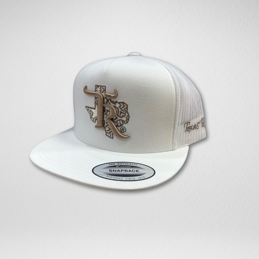 Texas Ranch Hat - Maze White