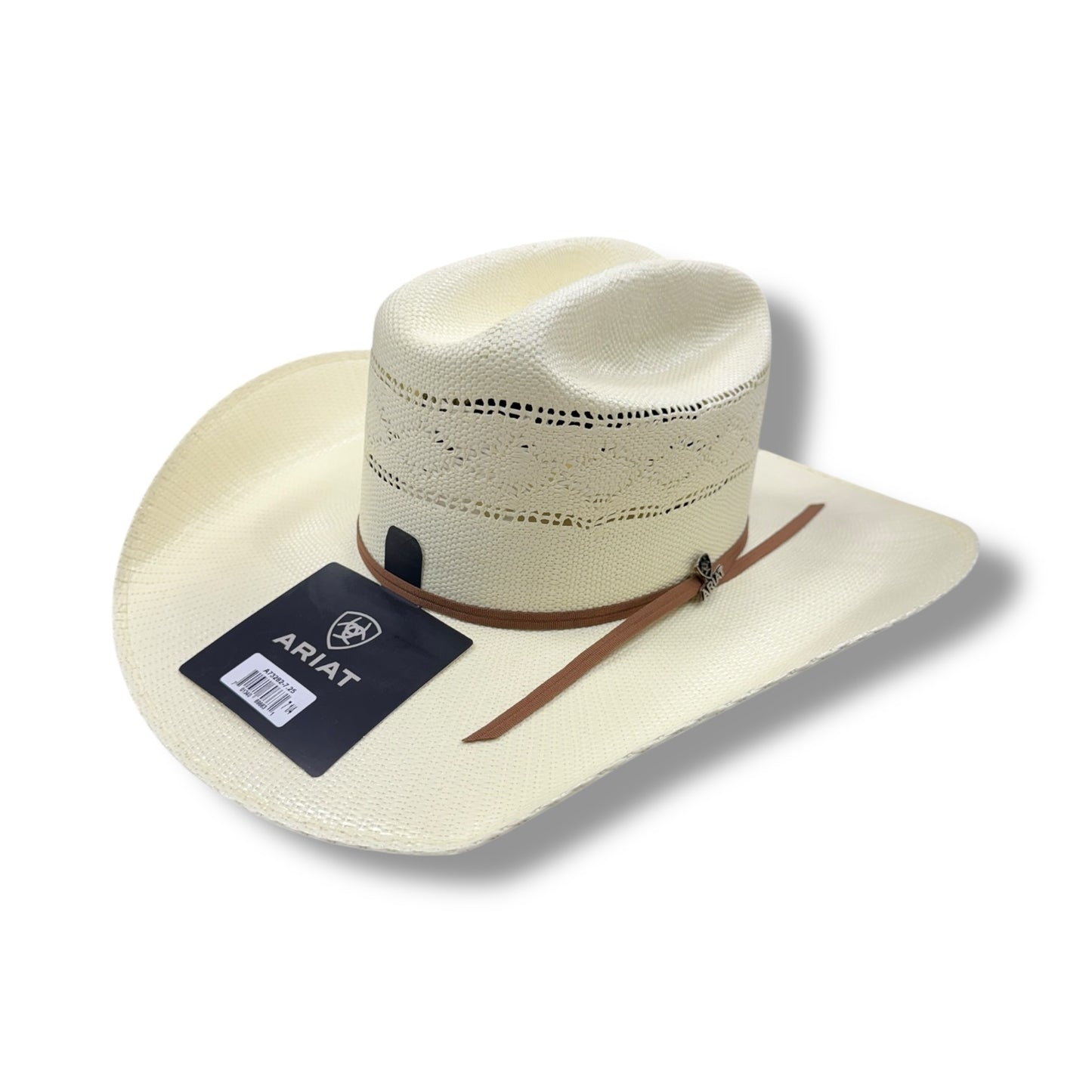 Ariat Western Bangora Straw Hat- Tan Belt