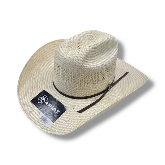 Ariat Western Straw Hat - Brown Belt