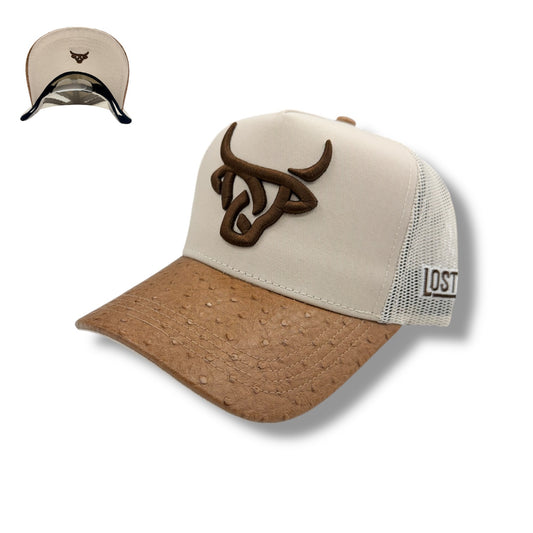 Lost Calf Hat - Ostrich A-Frame