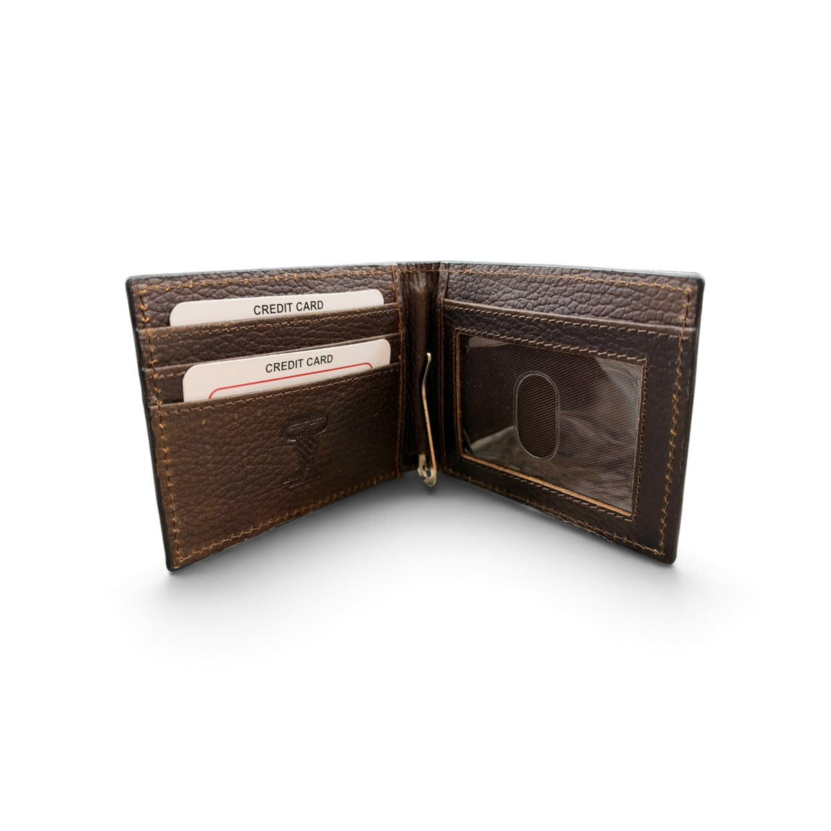 American Bison Money Clip - Brown