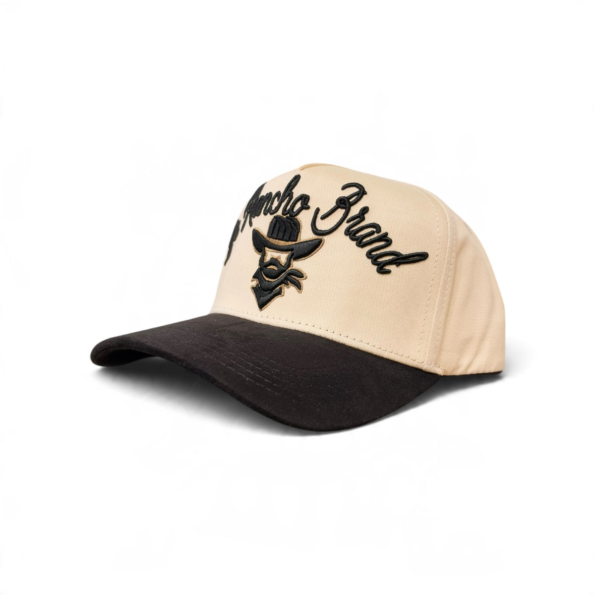 De Rancho Hat - Curved A Frame Beige/Black