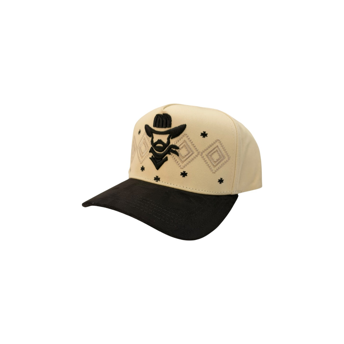 De Rancho Hat - Curved A Frame Aztec Beige/Black