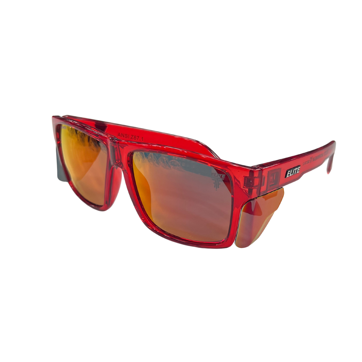 Elite Polarized Z87+ Sunglasses - Delta Red