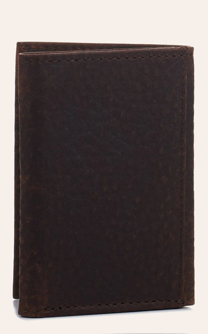 Men's Ariat Trifold Wallet -  Bull Hide Embroidered