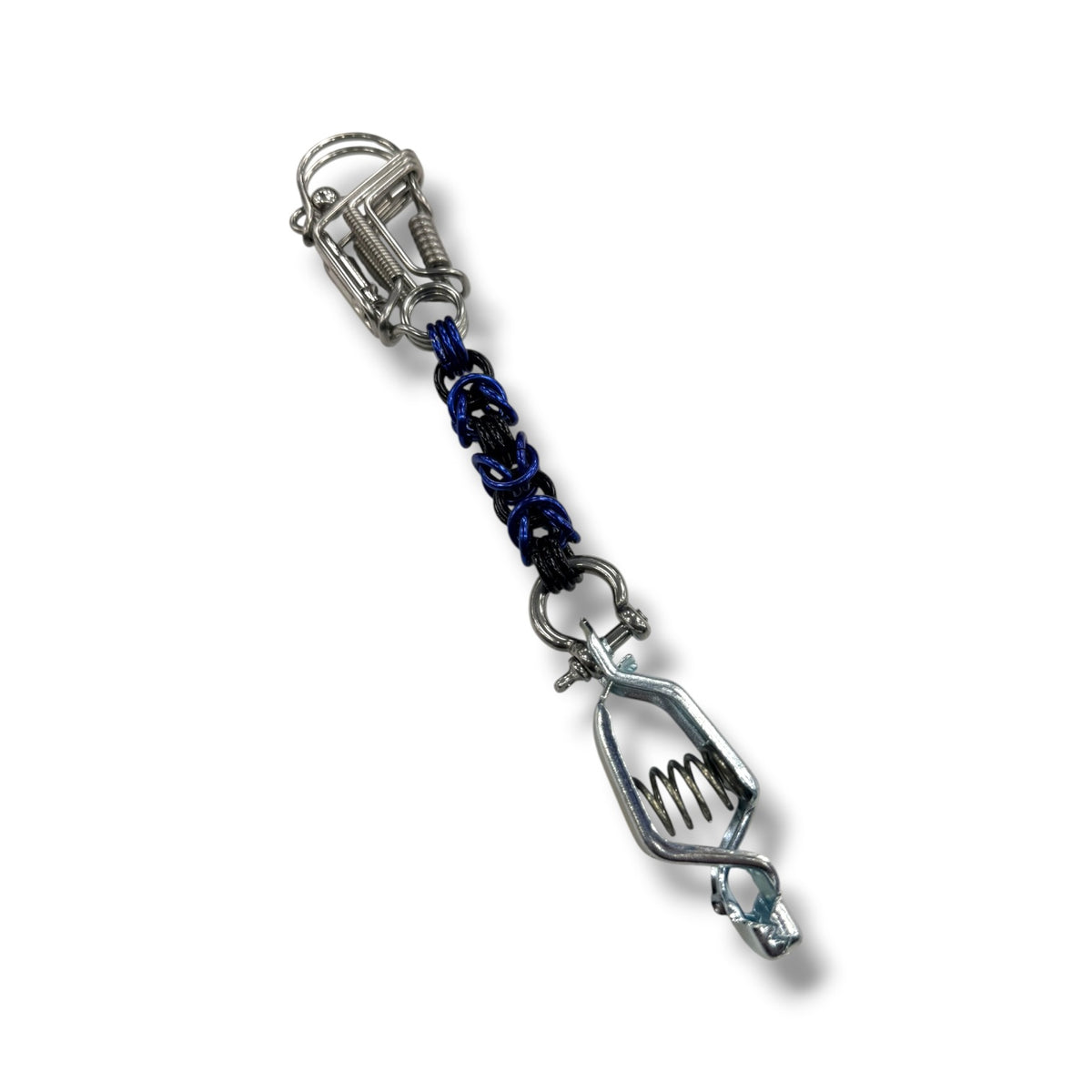 Byzantine Weave Metal Ring Glove Clips