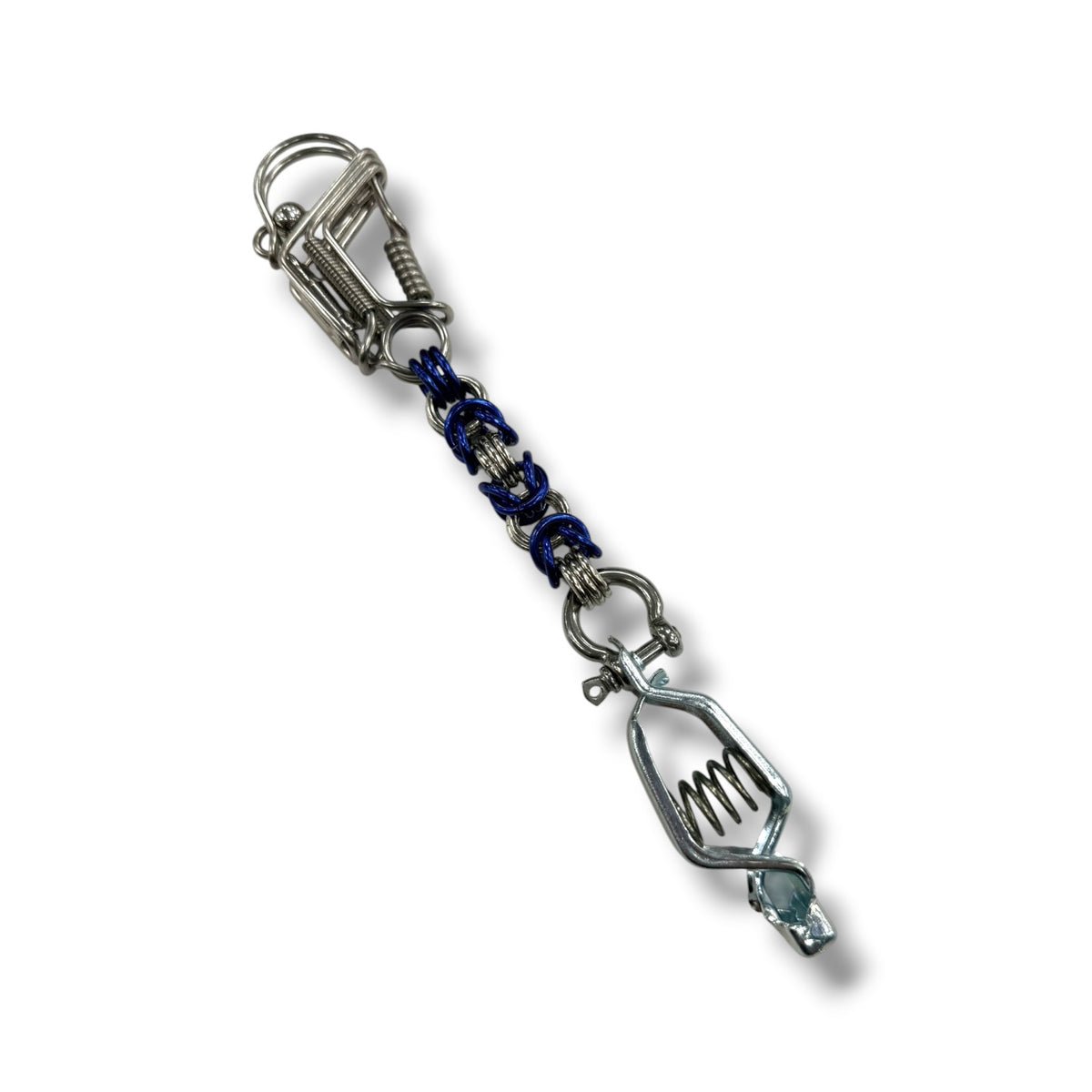 Byzantine Weave Metal Ring Glove Clips