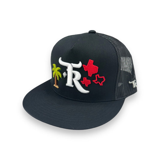 Texas Ranch Hat - Palmeras Black