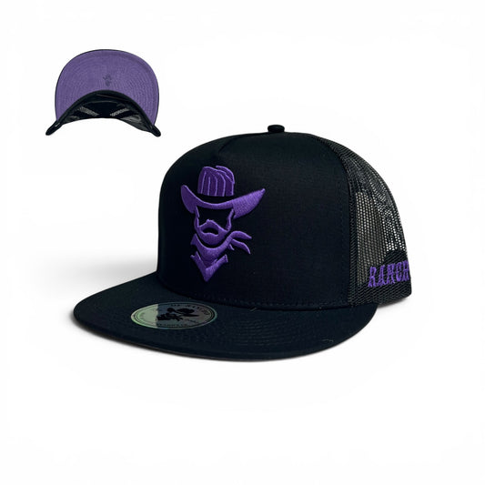 De Rancho Hat -Rider Black/Purple