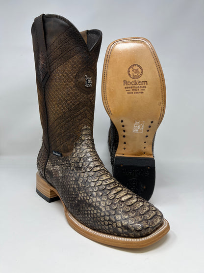 Rock'em Boots - Original Python Brown