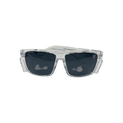 Elite Polarized Z87+ Sunglasses - Delta Clear Frame Black
