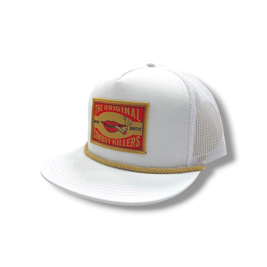 Whiskey Bent Hat - Matchbox White