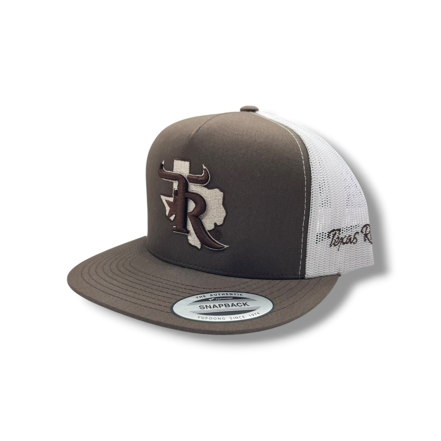 Texas Ranch Hat - Brown Star Brown/White