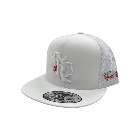 Texas Ranch Hat - Red Star White/White