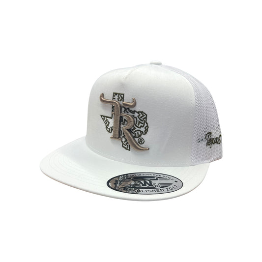 Texas Ranch Hat - Maze White