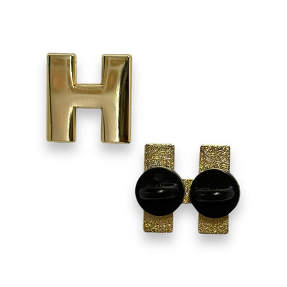 Alphabet Letter Hat Pin - Gold