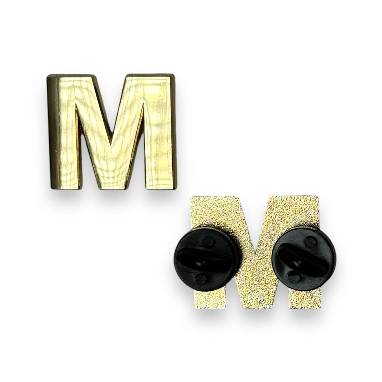 Alphabet Letter Hat Pin - Gold