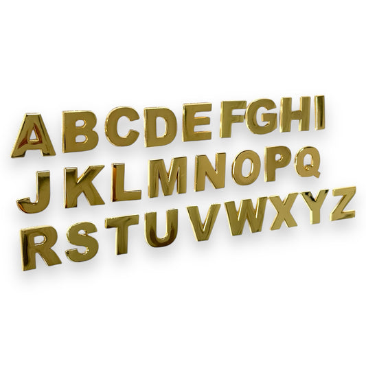 Alphabet Letter Hat Pin - Gold