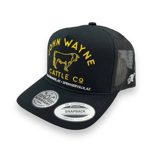 Hooey Hat - John Wayne Black/Gold