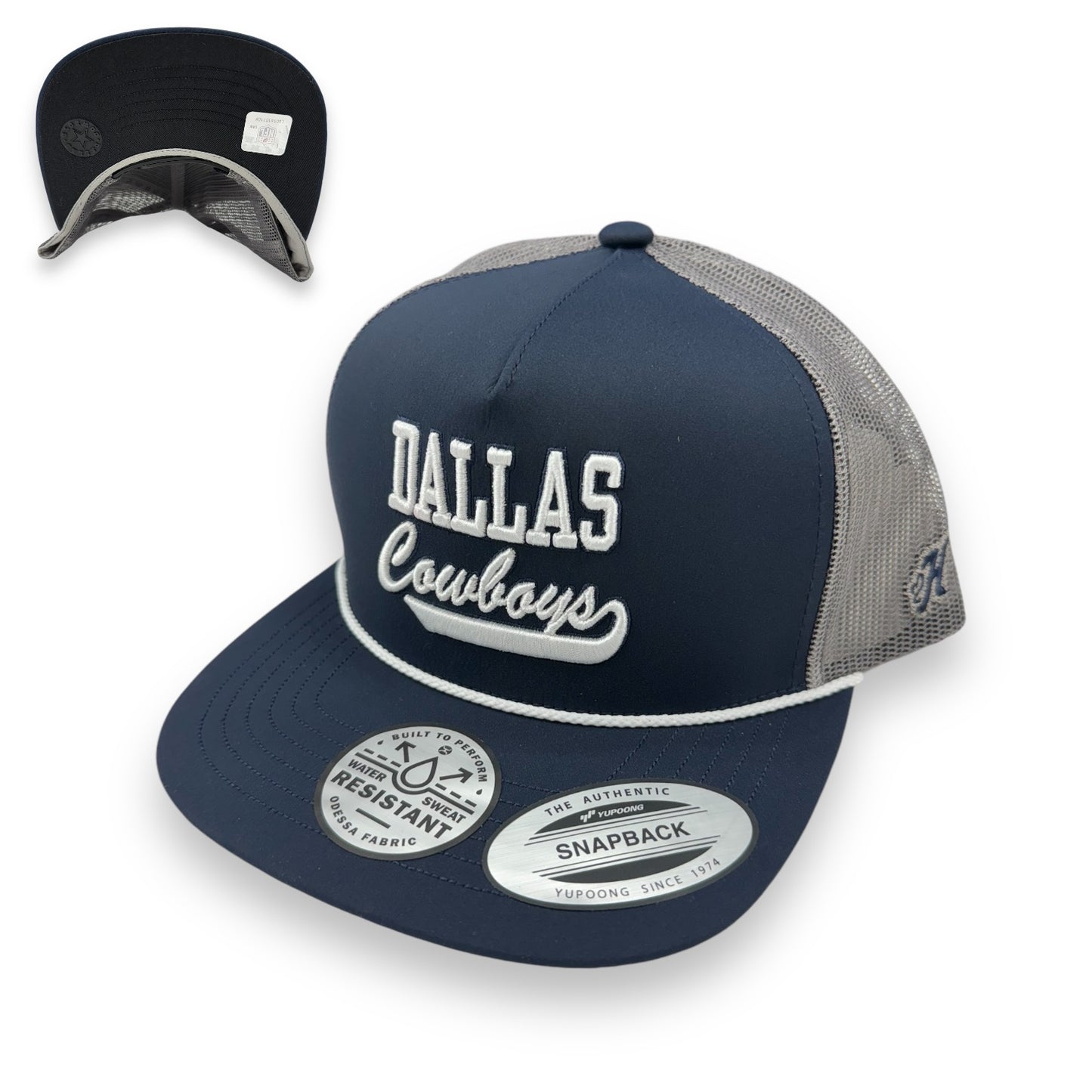 Hooey Hat - Dallas Navy/White