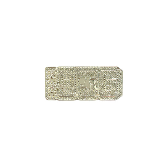 Iced Out PURO 956 Hat Pin - Silver