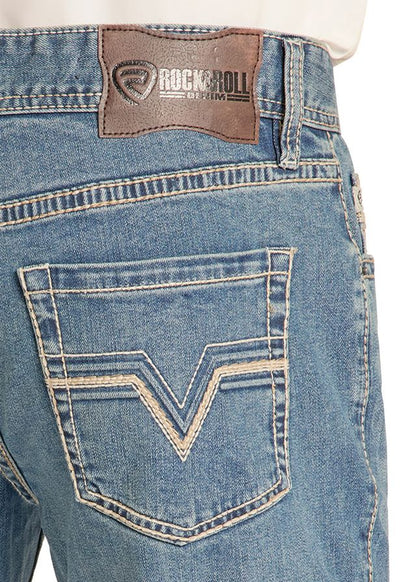 Rock&Roll Denim Relaxed Boot Cut Jean - Raised Denim