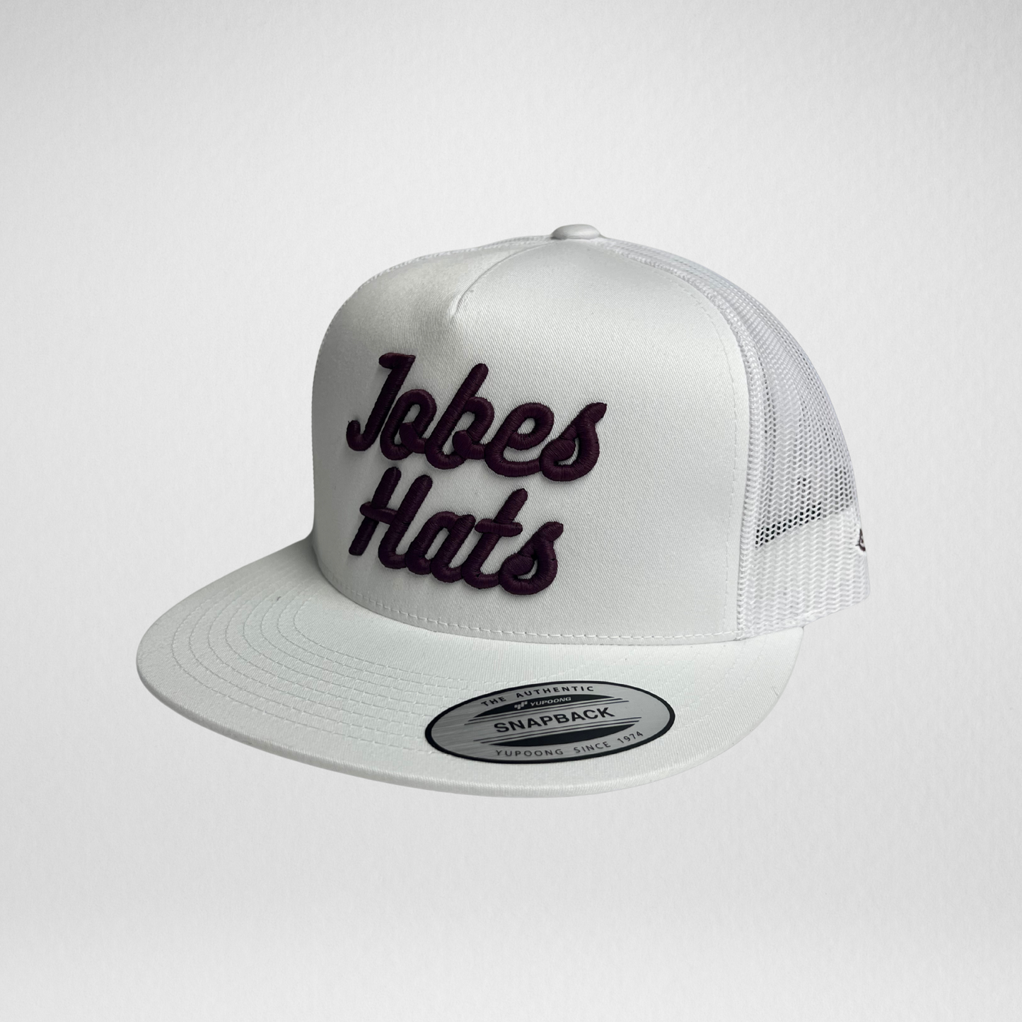 Jobes Hat - Maroon Cursive