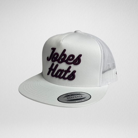 Jobes Hat - Maroon Cursive