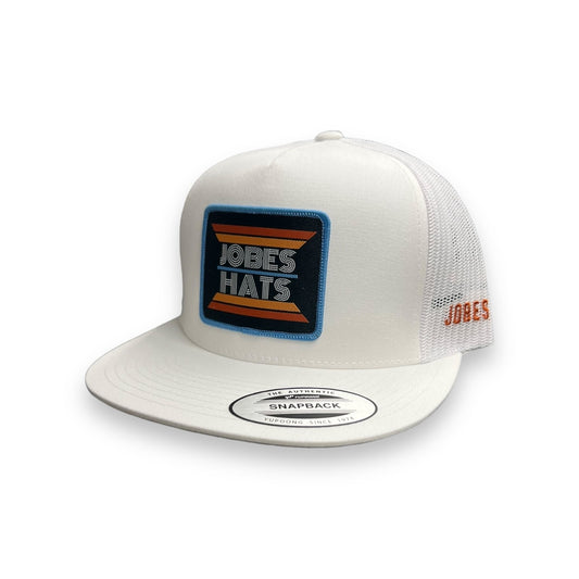 Jobes Hat - White Retro Patch