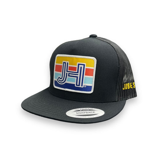 Jobes Hat - Black Beach Ball Patch