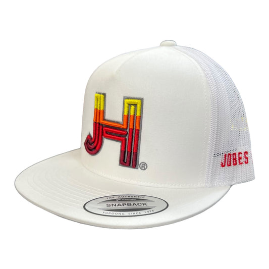 Jobes Hat - White Sunset Gradient