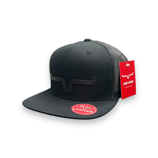 Kimes Ranch Hat - ATG Trucker Black